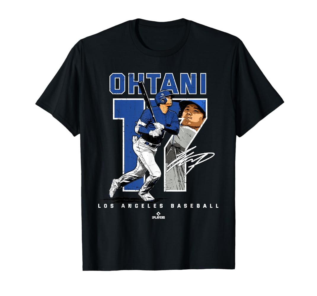 Shohei Ohtani Tシャツ MLB PLAYERS Shohei Ohtani | Los Angeles Baseball MLB Player | MLBOHT3003
